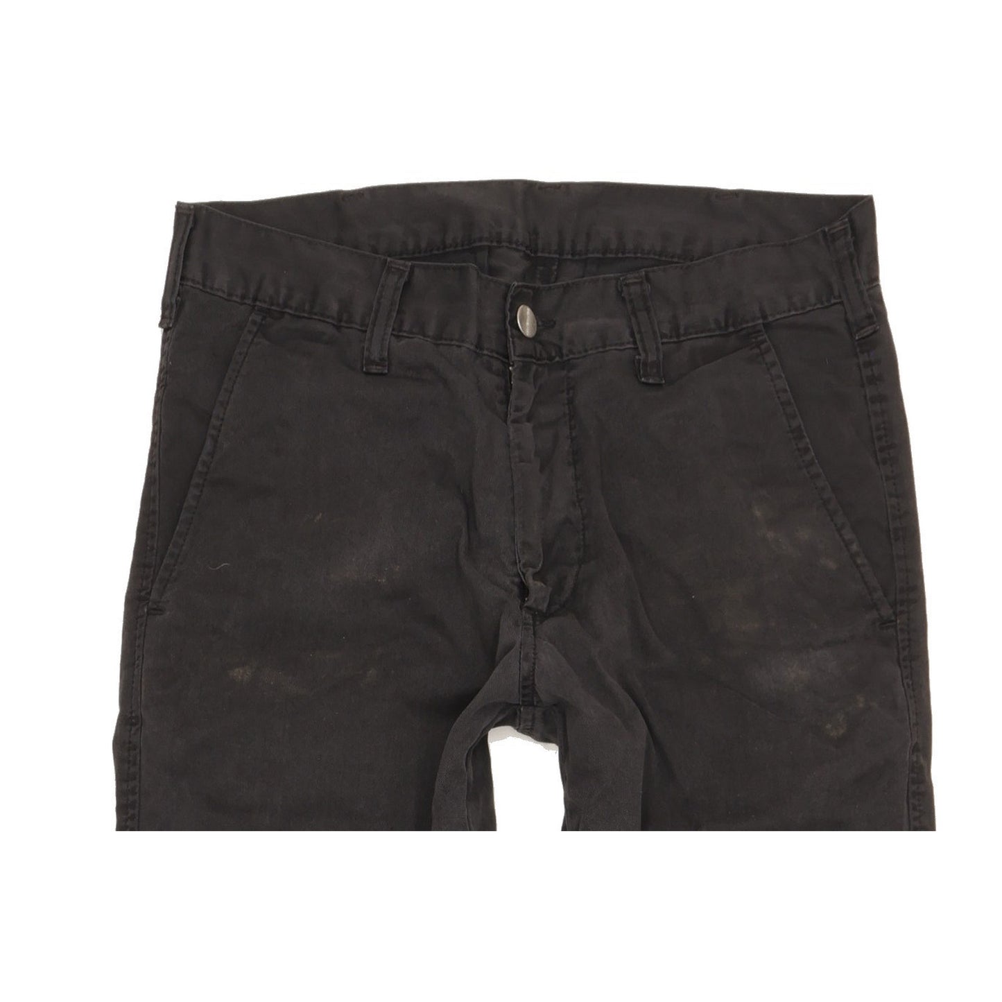 Carhartt Men Black Straight Regular Stretch Jeans W30 L30