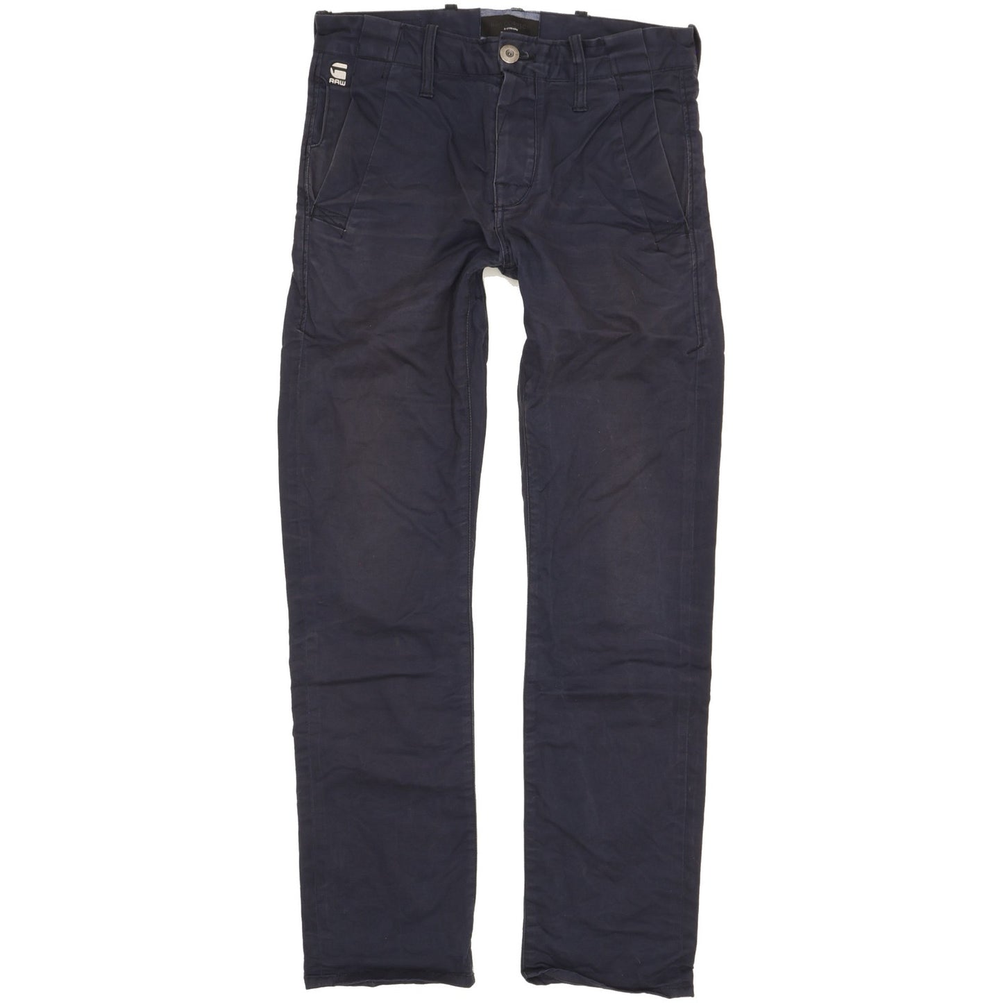 G-Star Bronson Men Navy Straight Slim Chino Stretch Jeans W29 L29
