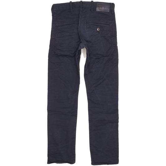 G-Star Bronson Men Navy Straight Slim Chino Stretch Jeans W29 L29