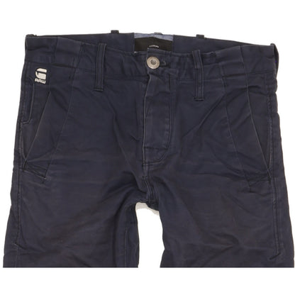 G-Star Bronson Men Navy Straight Slim Chino Stretch Jeans W29 L29