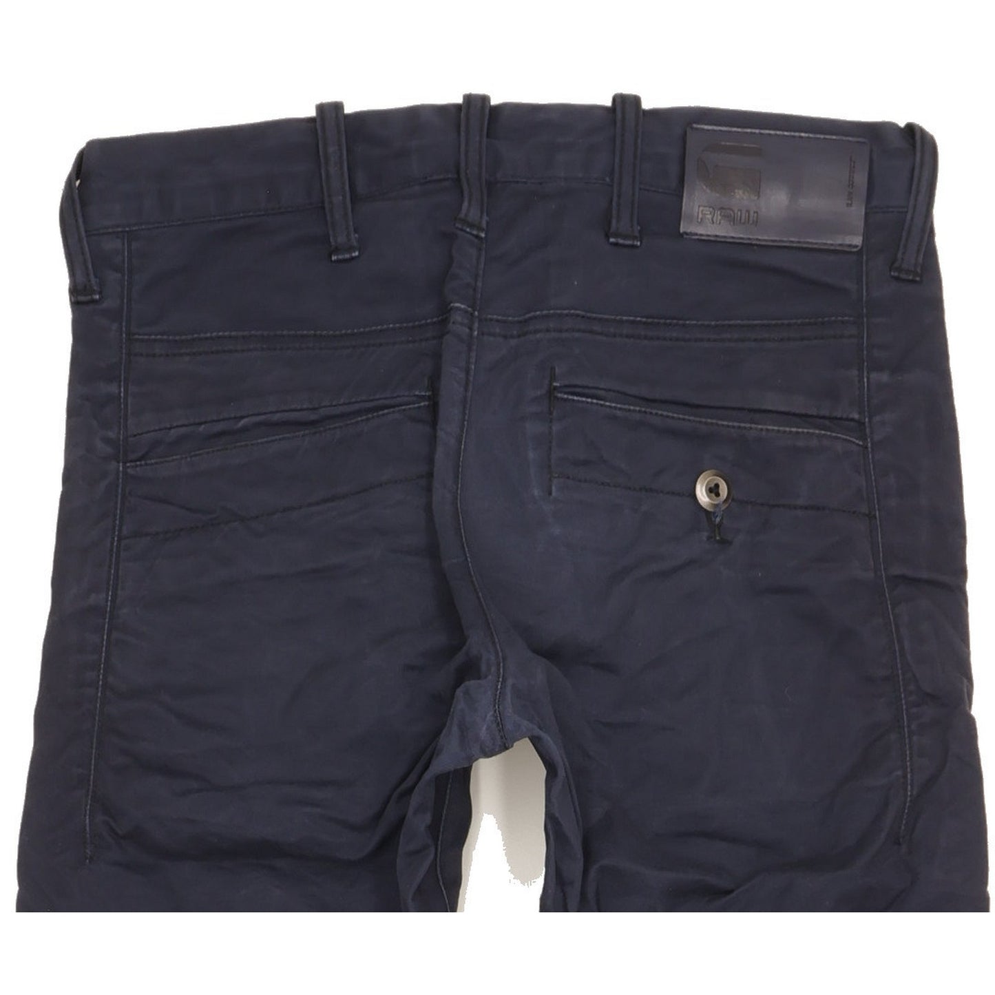 G-Star Bronson Men Navy Straight Slim Chino Stretch Jeans W29 L29
