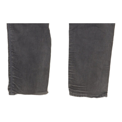 G-Star 3301 Men Grey Straight Slim Stretch Jeans W36 L34