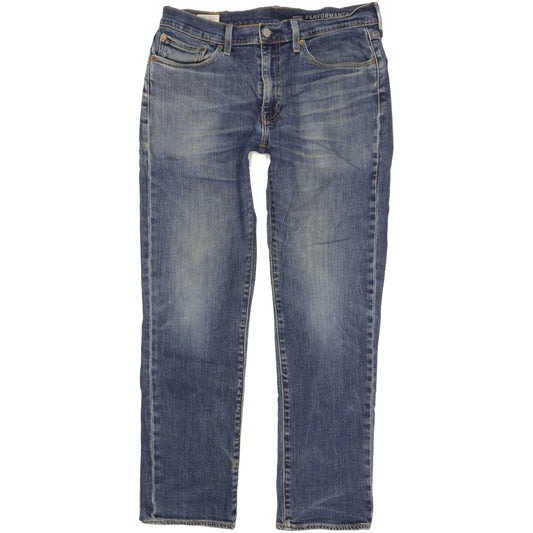 Levi's 514 Men Blue Straight Slim Stretch Jeans W33 L31