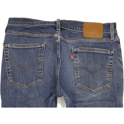 Levi's 514 Men Blue Straight Slim Stretch Jeans W33 L31