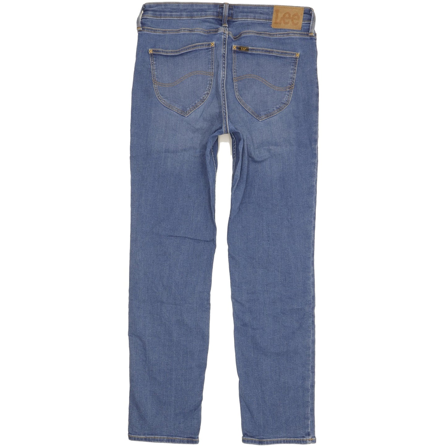 Lee Marion Women Blue Straight Regular Stretch Jeans W32 L30
