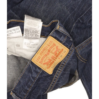 Levi's 511 Men Blue Straight Slim Jeans W34 L31