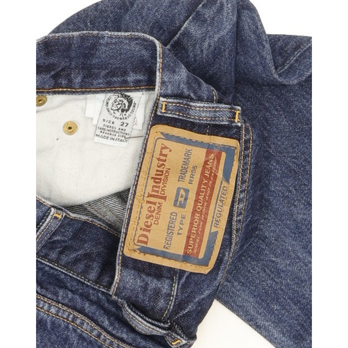 Diesel Men Blue Straight Regular Jeans W26 L28