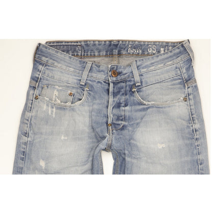 G-Star New Radar Men Blue Straight Slim Jeans W31 L29