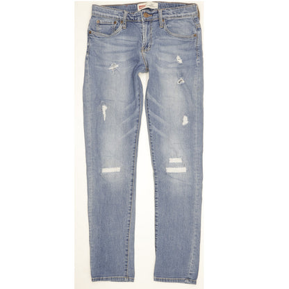 Levi's 520 Kids Blue Tapered Regular Stretch Jeans W28 L31