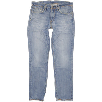 Levi's 511 Men Blue Straight Slim Stretch Jeans W34 L32