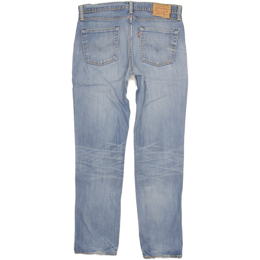 Levi's 511 Men Blue Straight Slim Stretch Jeans W34 L32