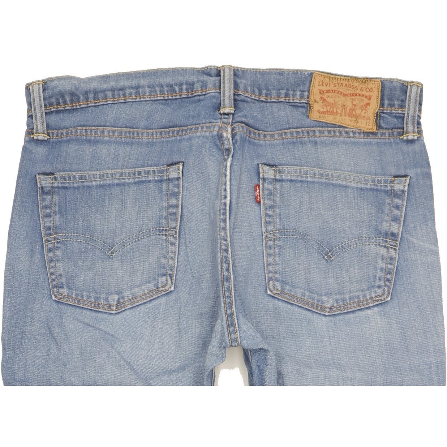 Levi's 511 Men Blue Straight Slim Stretch Jeans W34 L32