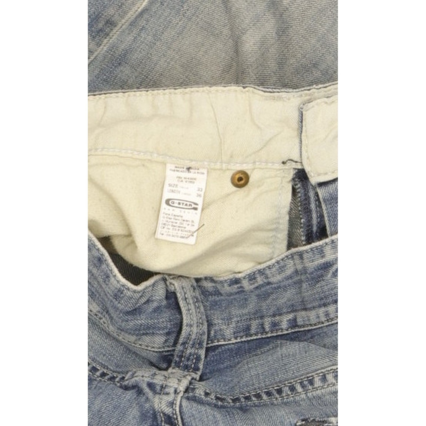 G-Star Core Men Blue Straight Classic Jeans W33 L34