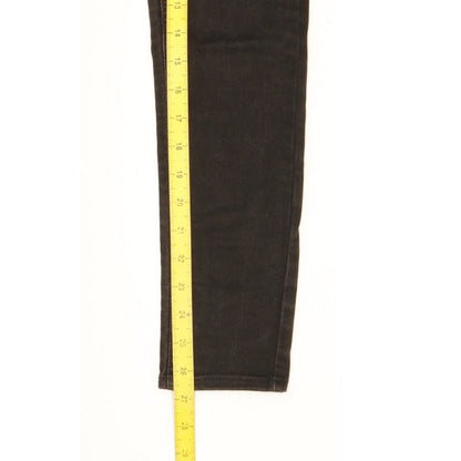 Levi's 710 Super Women Black Skinny Slim Stretch Jeans W25 L27