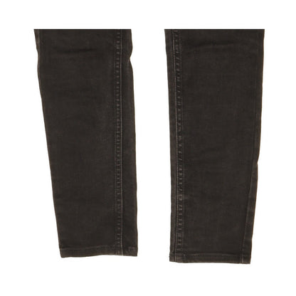 Levi's 710 Super Women Black Skinny Slim Stretch Jeans W25 L27