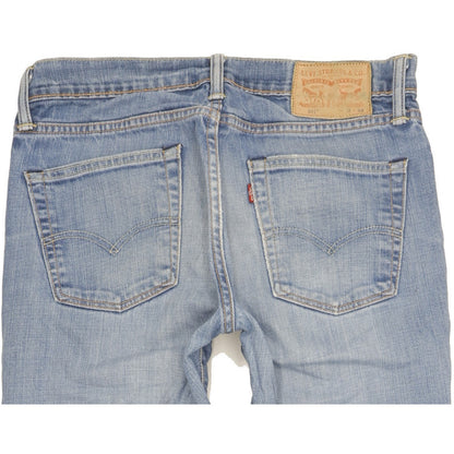Levi's 511 Men Blue Straight Slim Stretch Jeans W32 L33