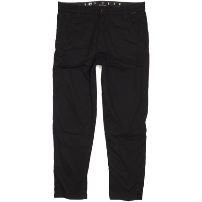 G-Star Boyfriend Black Tapered Loose Chino Stretch Jeans High Waisted W31 L32