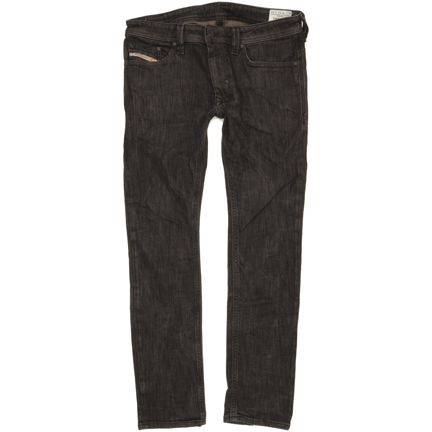Diesel Thanaz Men Black Skinny Slim Stretch Jeans W32 L32