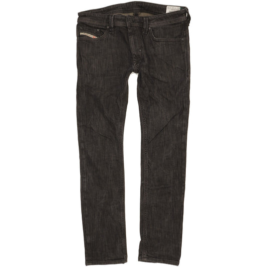 Diesel Thanaz Men Black Skinny Slim Stretch Jeans W32 L32