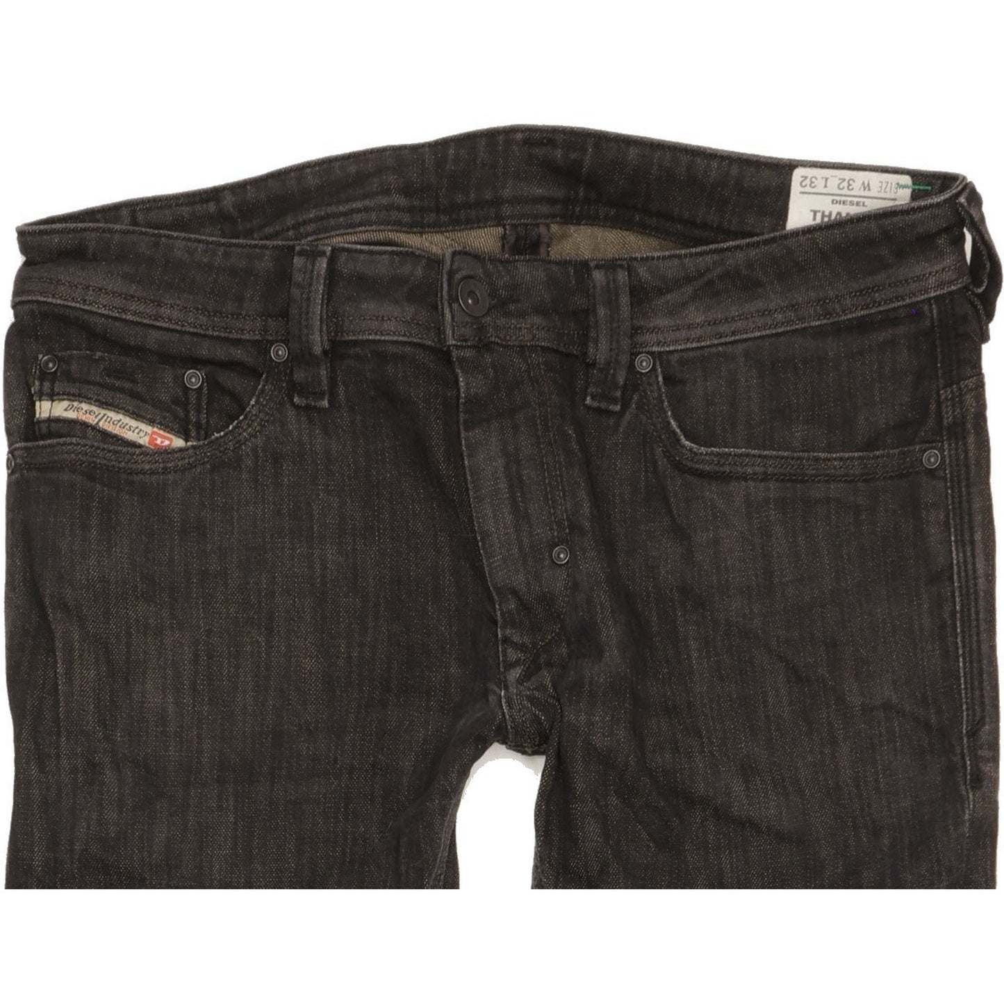 Diesel Thanaz Men Black Skinny Slim Stretch Jeans W32 L32