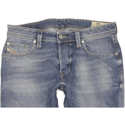 Diesel Larkee-Beex Men Blue Tapered Regular Stretch Jeans W32 L30