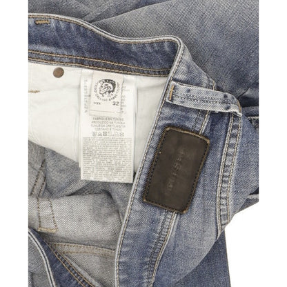 Diesel Larkee-Beex Men Blue Tapered Regular Stretch Jeans W32 L30