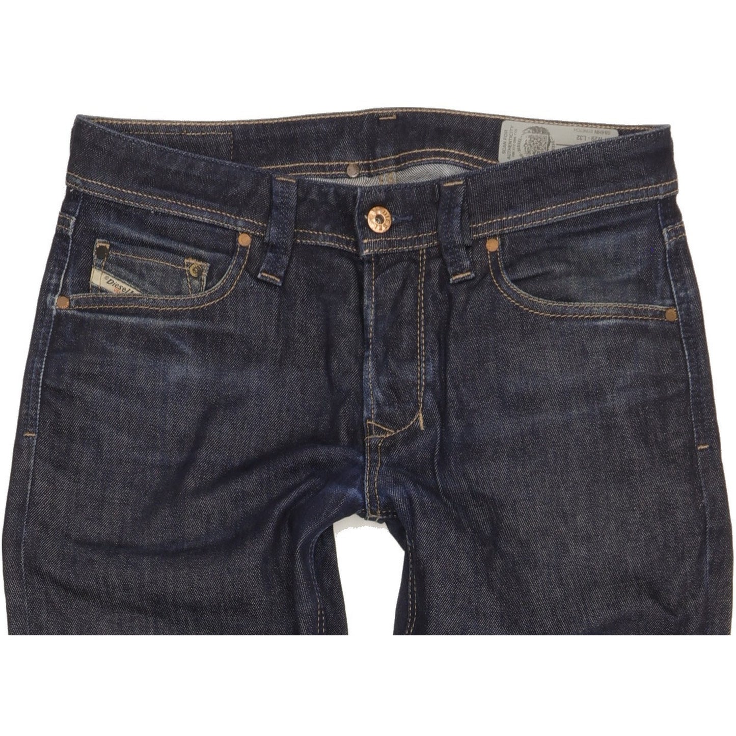 Diesel Larkee-Beex Men Blue Tapered Regular Stretch Jeans W29 L32