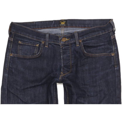 Lee Men Blue Straight Slim Jeans W32 L33