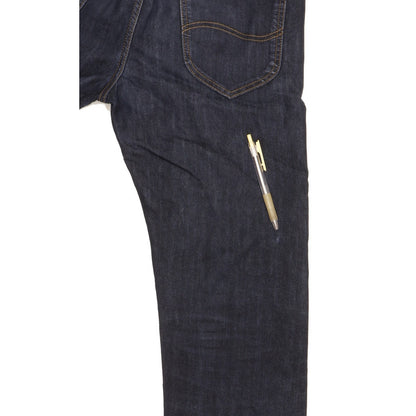 Lee Men Blue Straight Slim Jeans W32 L33