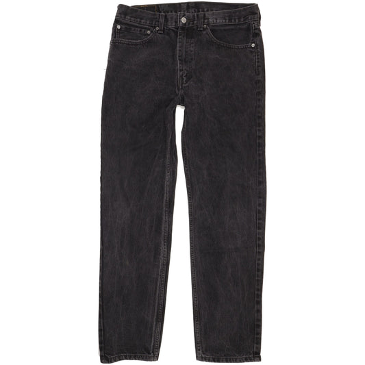 Levi's 505 Men Black Straight Regular Jeans W36 L33