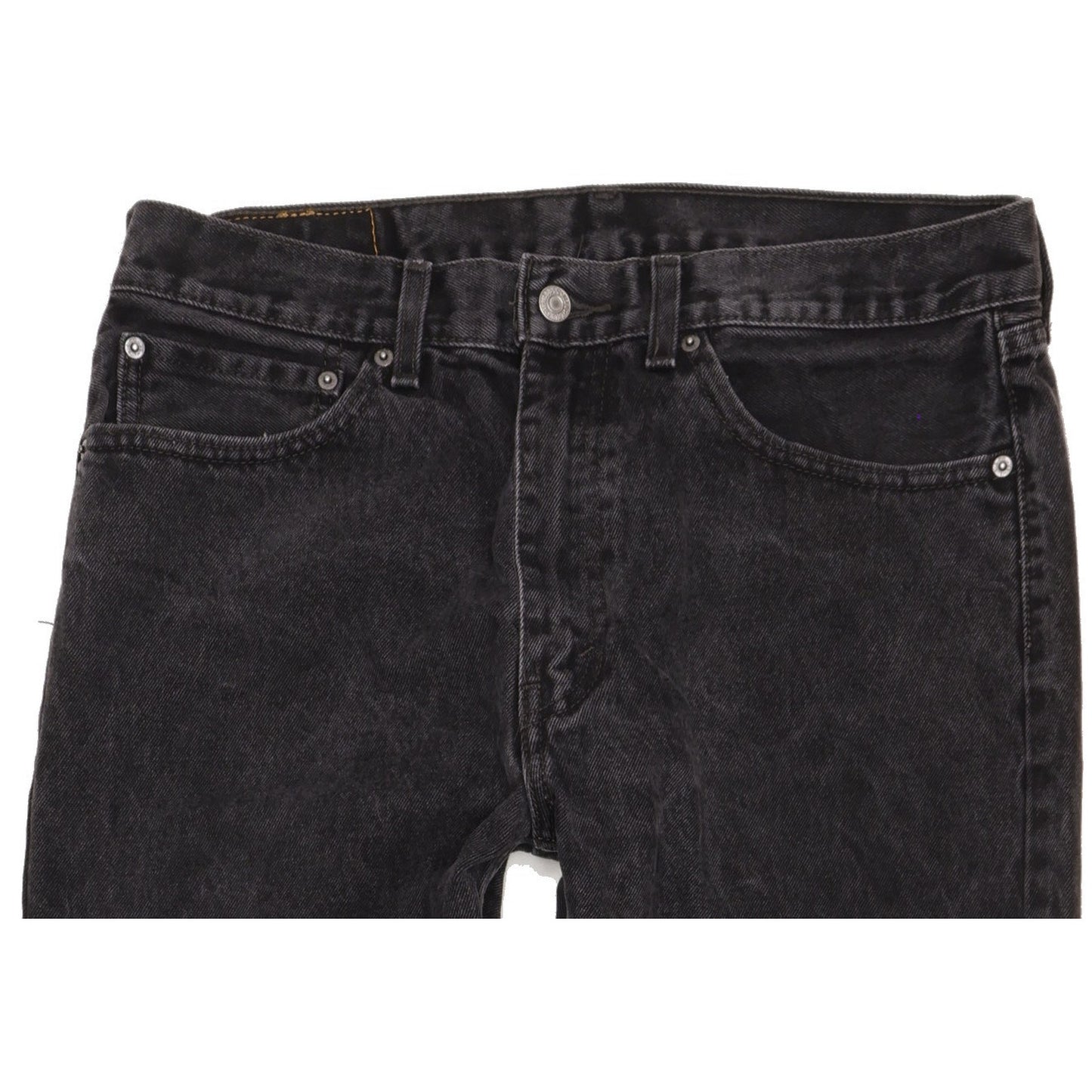 Levi's 505 Men Black Straight Regular Jeans W36 L33