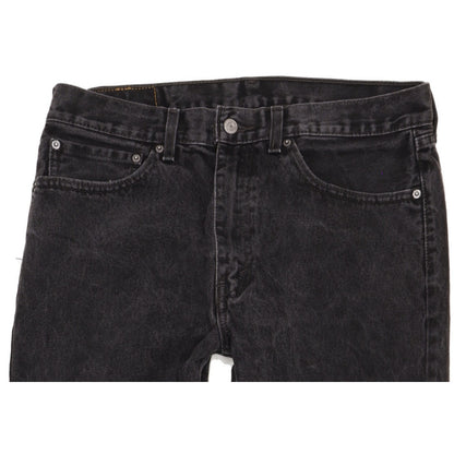 Levi's 505 Men Black Straight Regular Jeans W36 L33