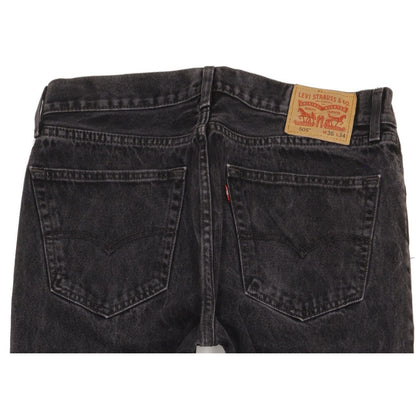 Levi's 505 Men Black Straight Regular Jeans W36 L33