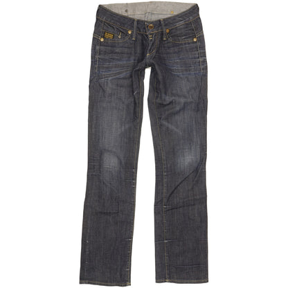 G-Star Midge Women Blue Straight Slim Stretch Jeans W27 L32