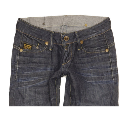 G-Star Midge Women Blue Straight Slim Stretch Jeans W27 L32