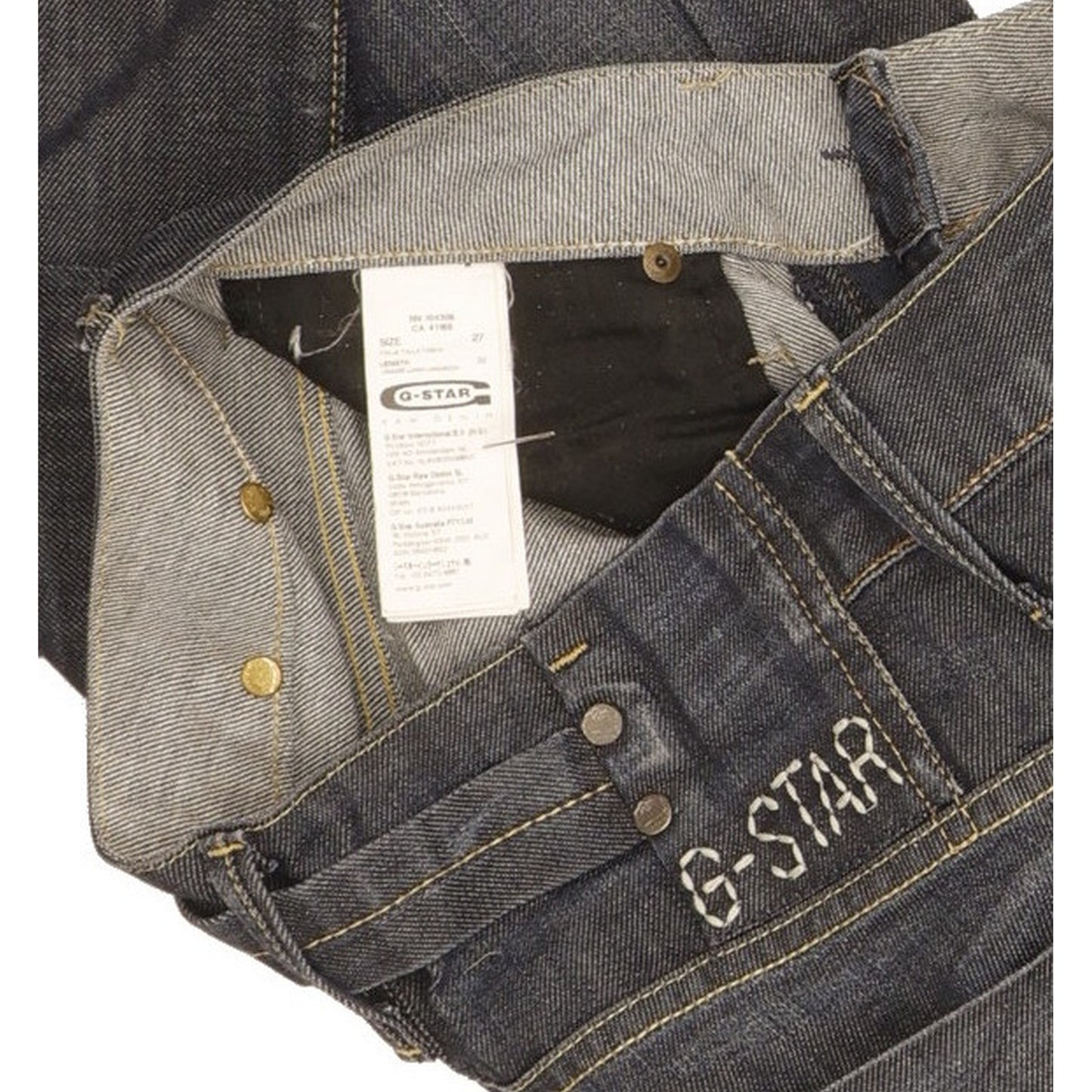 G-Star Midge Women Blue Straight Slim Stretch Jeans W27 L32