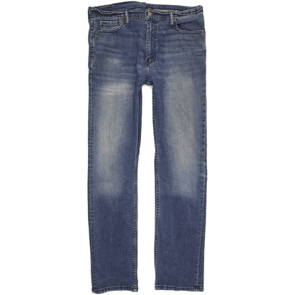 Levi's 513 Men Blue Straight Slim Stretch Jeans W36 L33