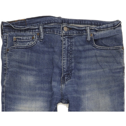 Levi's 513 Men Blue Straight Slim Stretch Jeans W36 L33