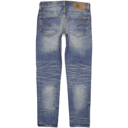 G-Star 3301 Men Blue Tapered Slim Jeans W31 L32
