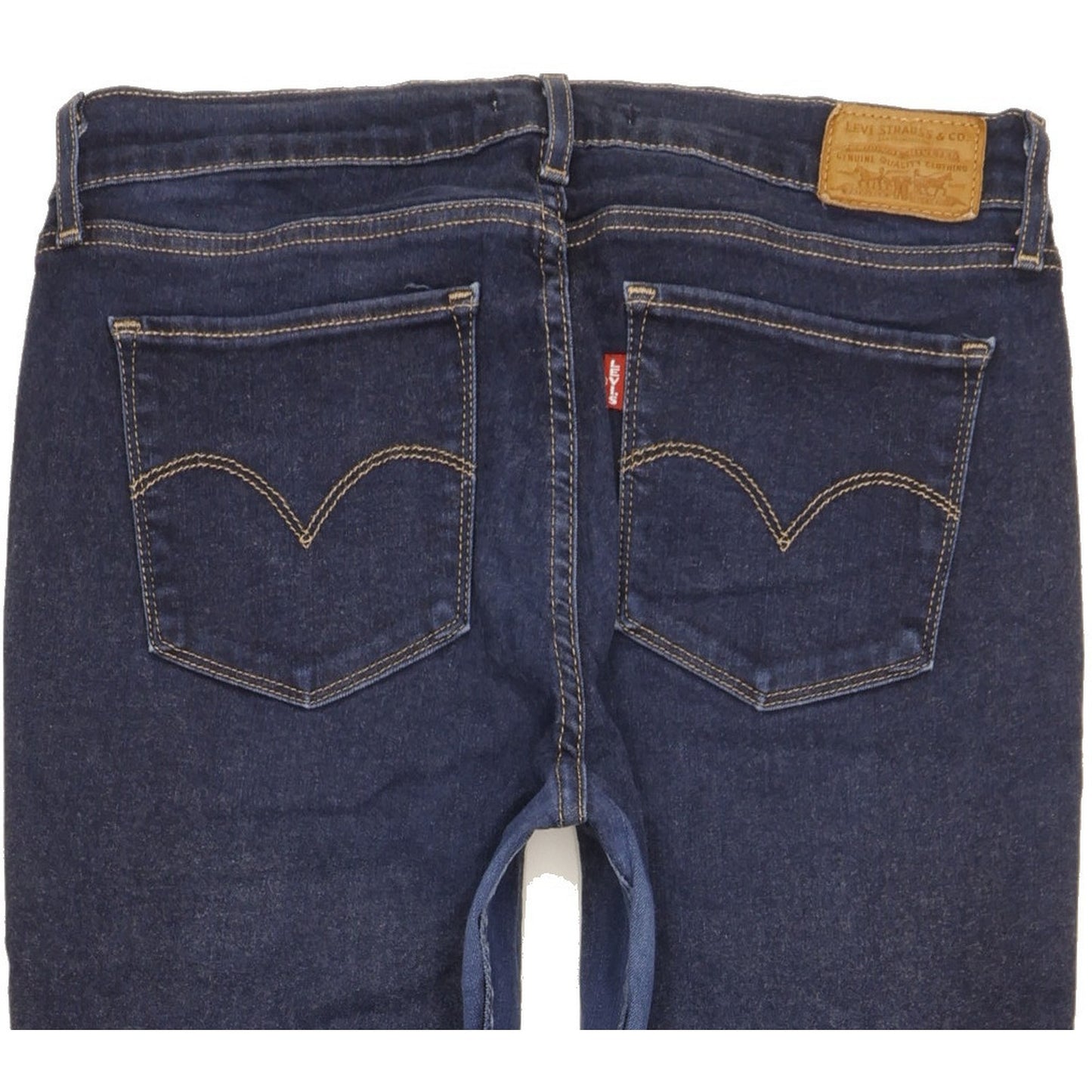 Levi's 710 Super Women Blue Skinny Slim Stretch Jeans W30 L29