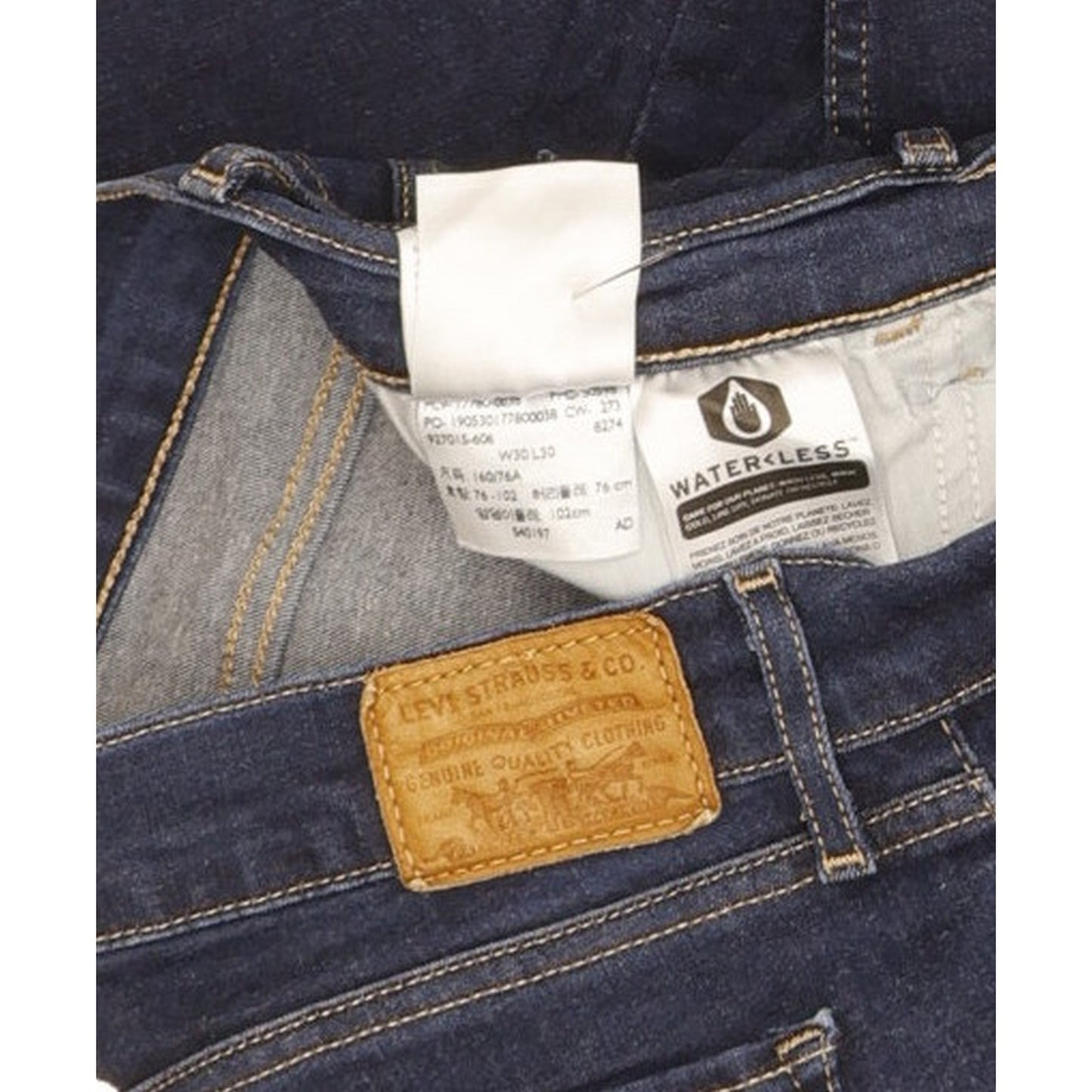 Levi's 710 Super Women Blue Skinny Slim Stretch Jeans W30 L29