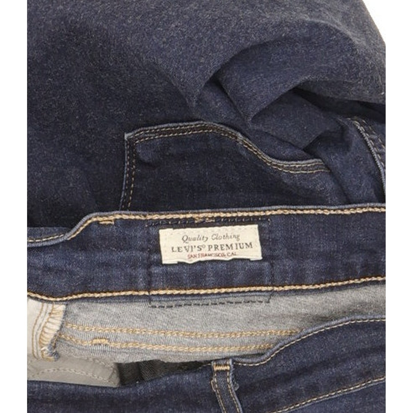 Levi's 710 Super Women Blue Skinny Slim Stretch Jeans W30 L29
