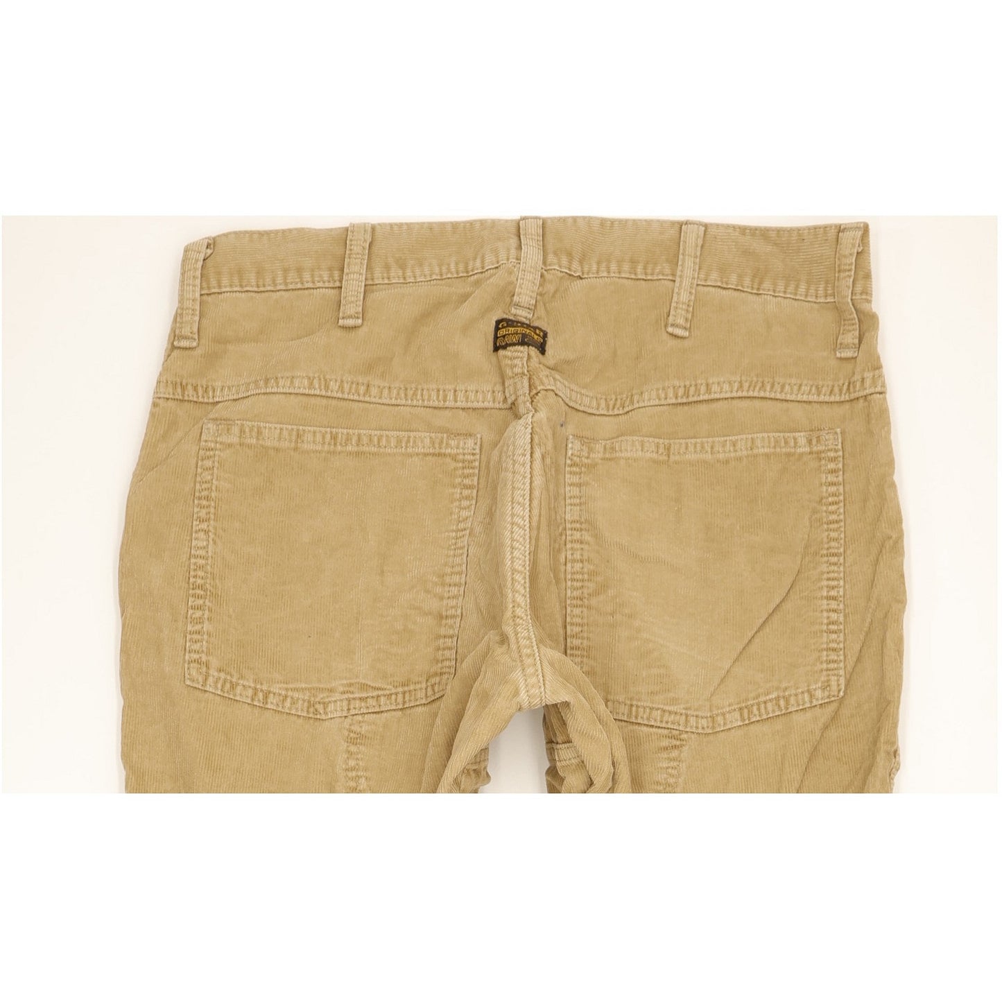 G-Star S.C. Elwood Men Beige Straight Regular Trousers W34 L31