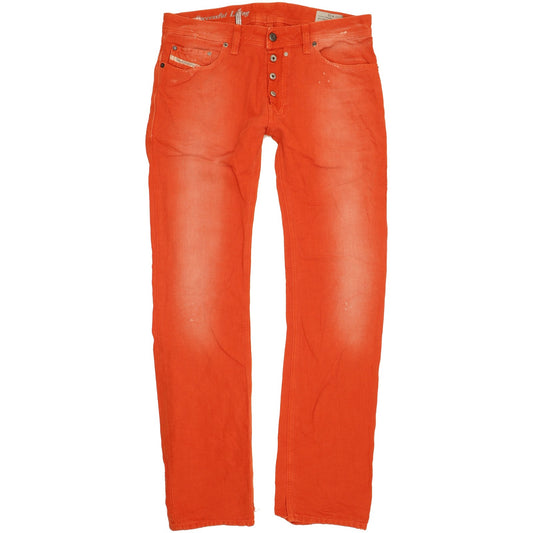 Diesel Safado Men Red Straight Slim Jeans W32 L33