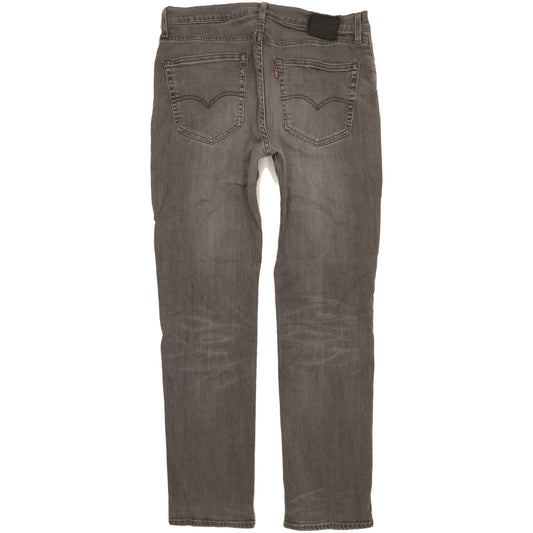 Levi's 511 Men Grey Straight Slim Stretch Jeans W36 L31