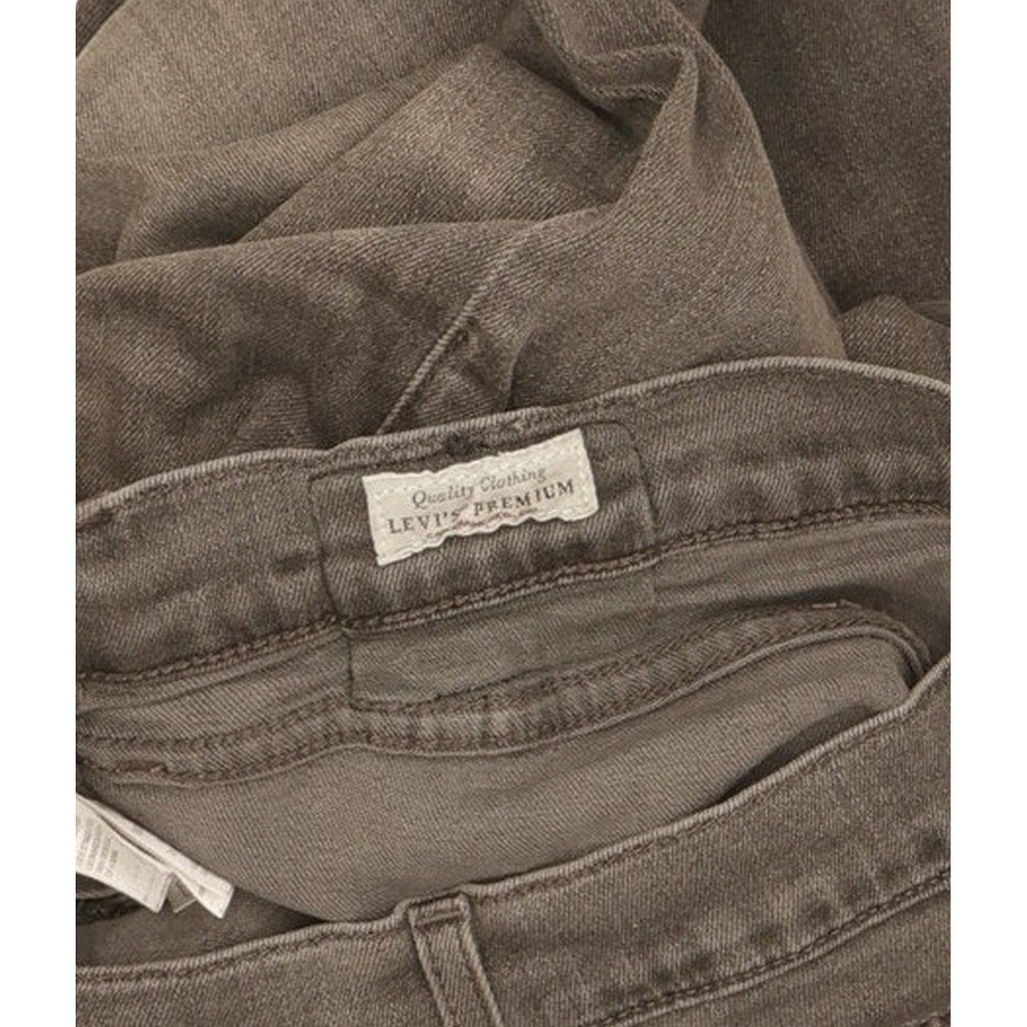 Levi's 511 Men Grey Straight Slim Stretch Jeans W36 L31