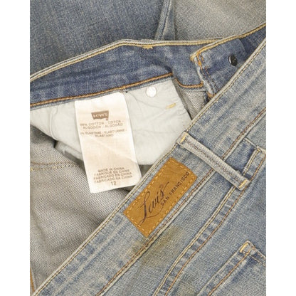 Levi's Slight Curve Men Blue Bootcut Classic Stretch Jeans W32 L32
