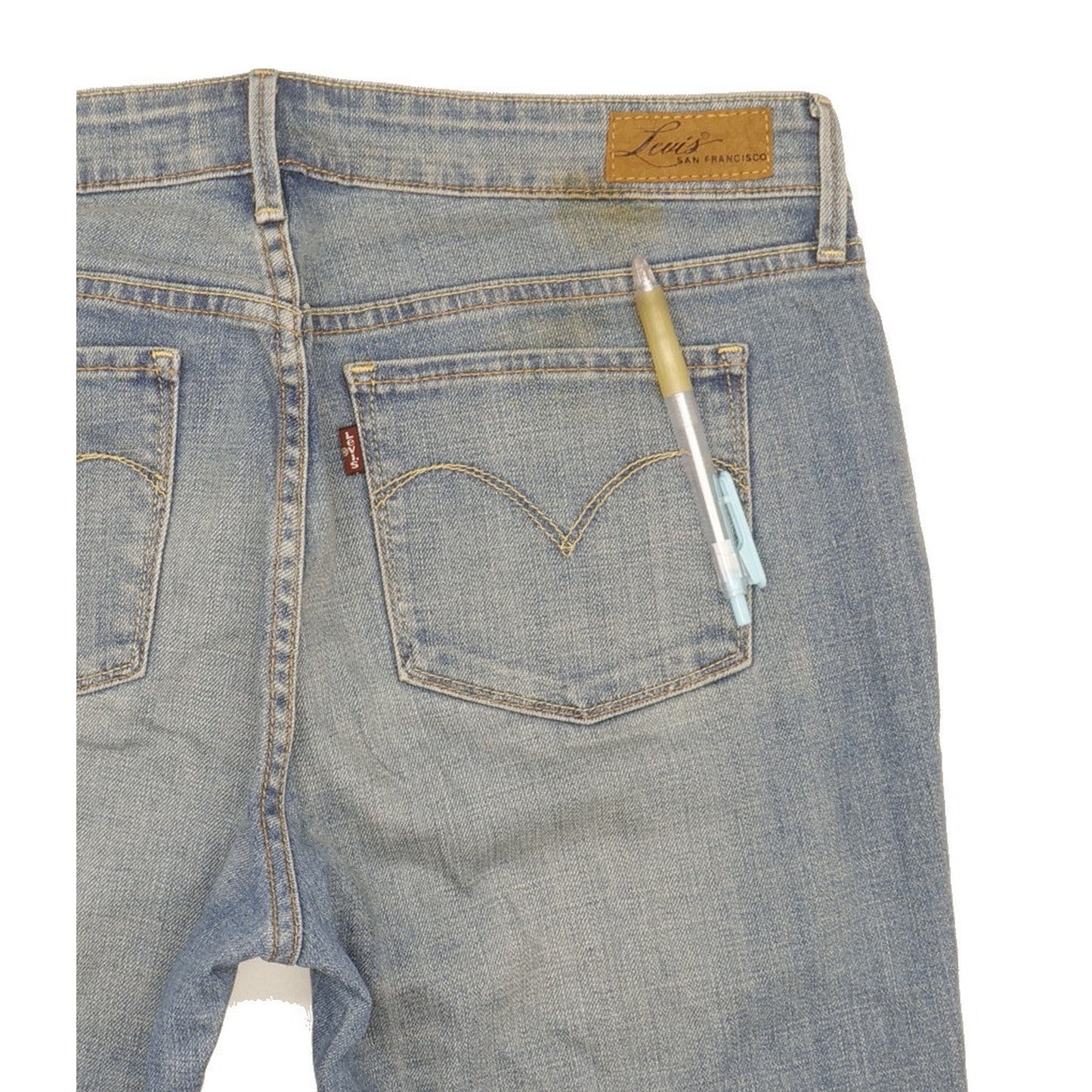 Levi's Slight Curve Men Blue Bootcut Classic Stretch Jeans W32 L32