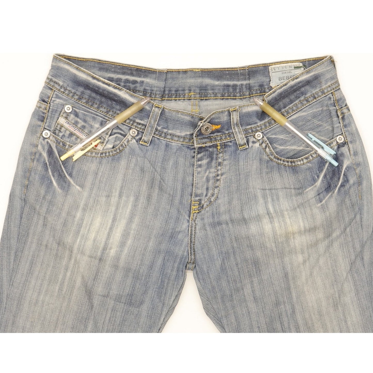 Diesel Bebel Women Blue Straight Slim Jeans W29 L29