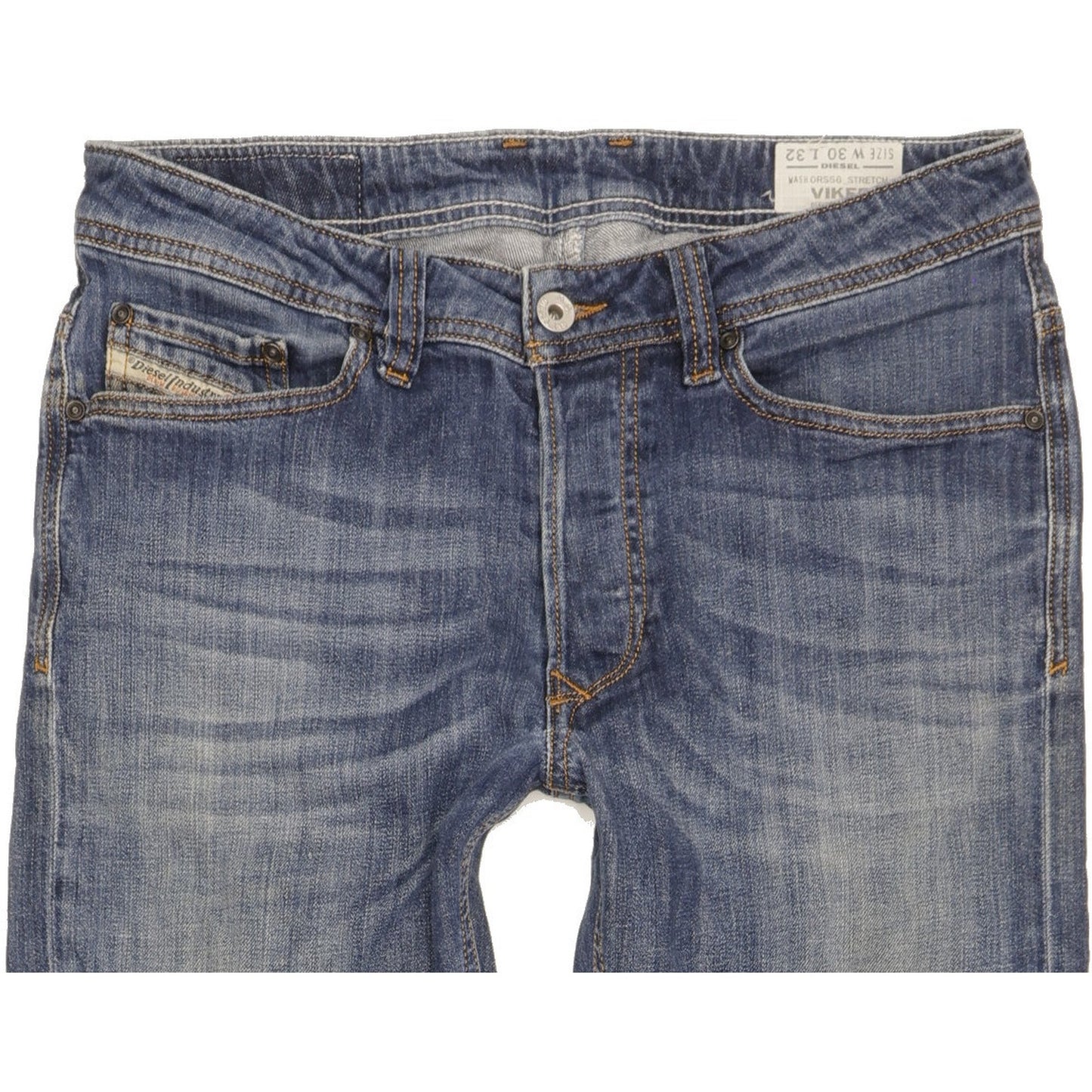 Diesel Viker Men Blue Straight Regular Stretch Jeans W30 L29